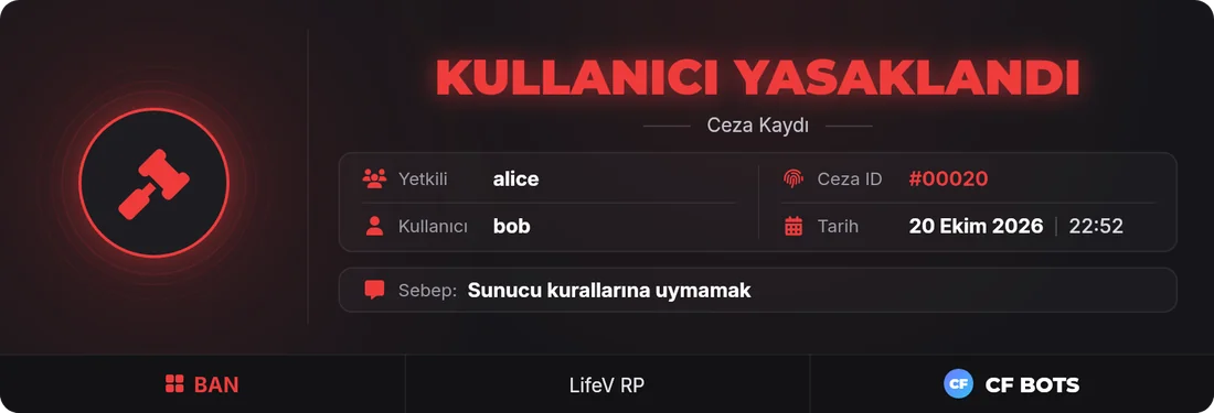 Görsel ceza kartı