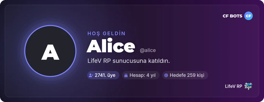 Hoş geldin kartı